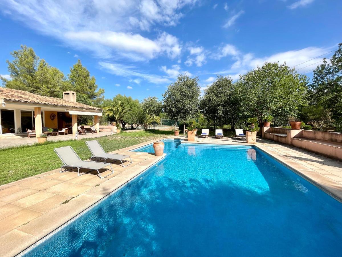 Confortable Chalet Con Piscina Bunyola  Exterior foto