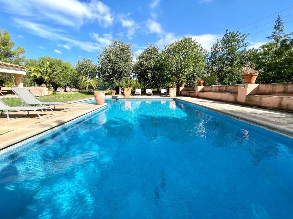 Confortable Chalet Con Piscina Bunyola  Exterior foto